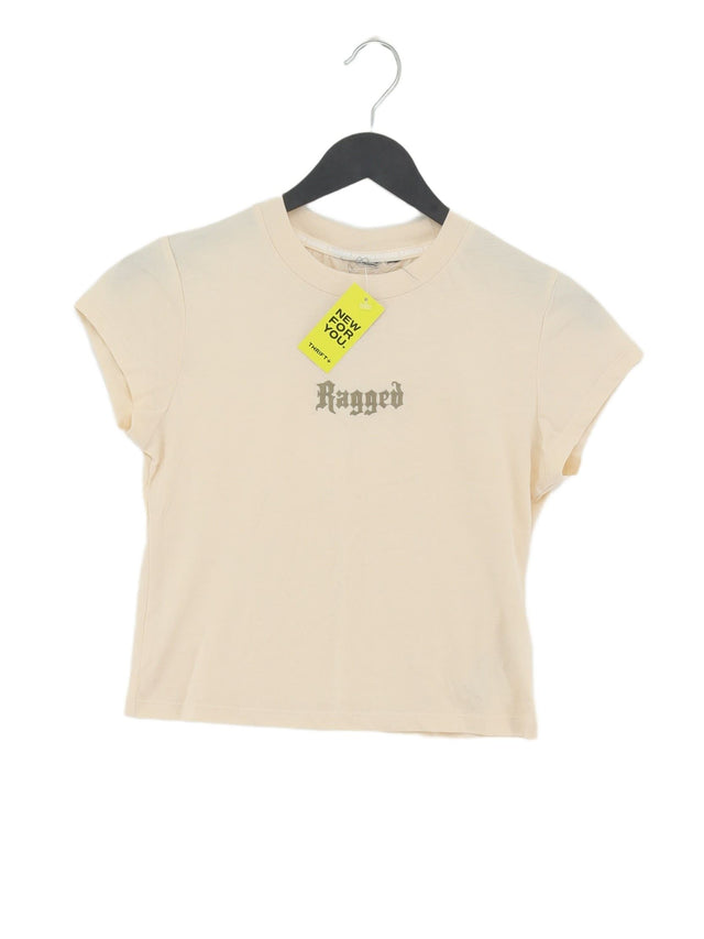 Ragged Jeans Women's Top XS Yellow 100% Cotton