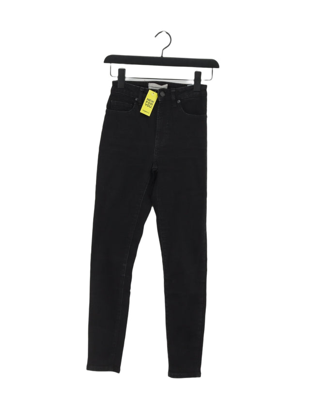 Everlane Women's Jeans W 24 in Black Cotton with Elastane