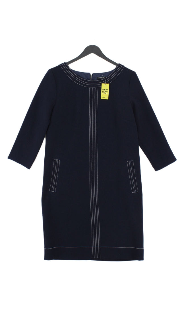Roman Women's Midi Dress UK 10 Blue 100% Polyester