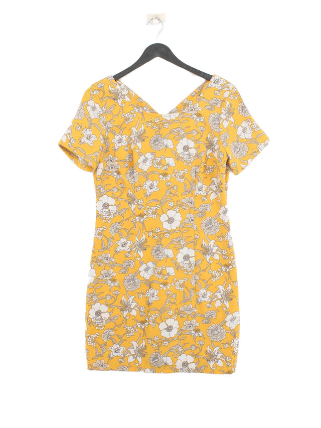 Hollister Women's Midi Dress S Yellow 100% Other