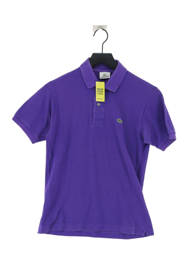 Lacoste Men's Polo XS Purple 100% Cotton