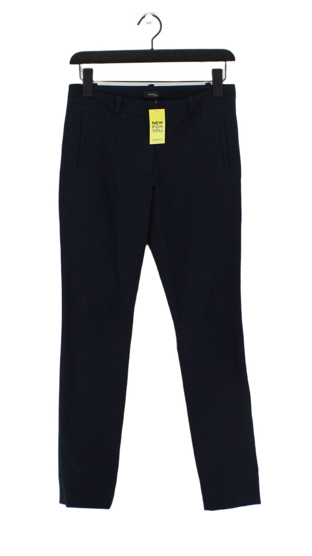Joseph Women's Suit Trousers UK 6 Blue Viscose with Cotton