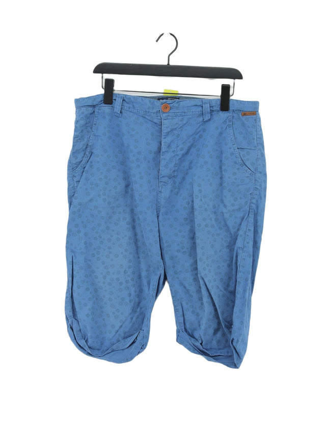 Code Men's Shorts L Blue 100% Cotton