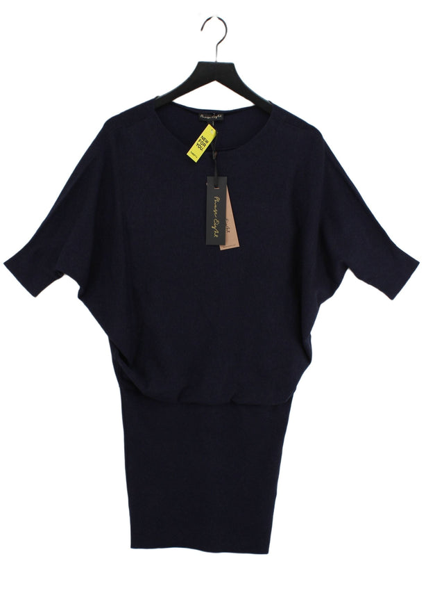 Phase Eight Women's Midi Dress UK 8 Blue Viscose with Elastane, Nylon