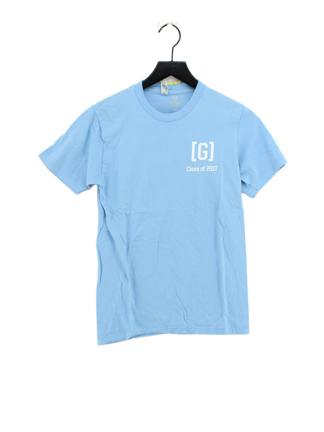 American Apparel Men's T-Shirt S Blue 100% Cotton