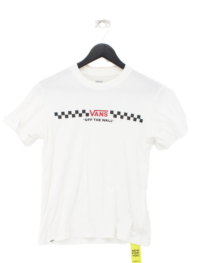 Vans Men's T-Shirt S White 100% Other