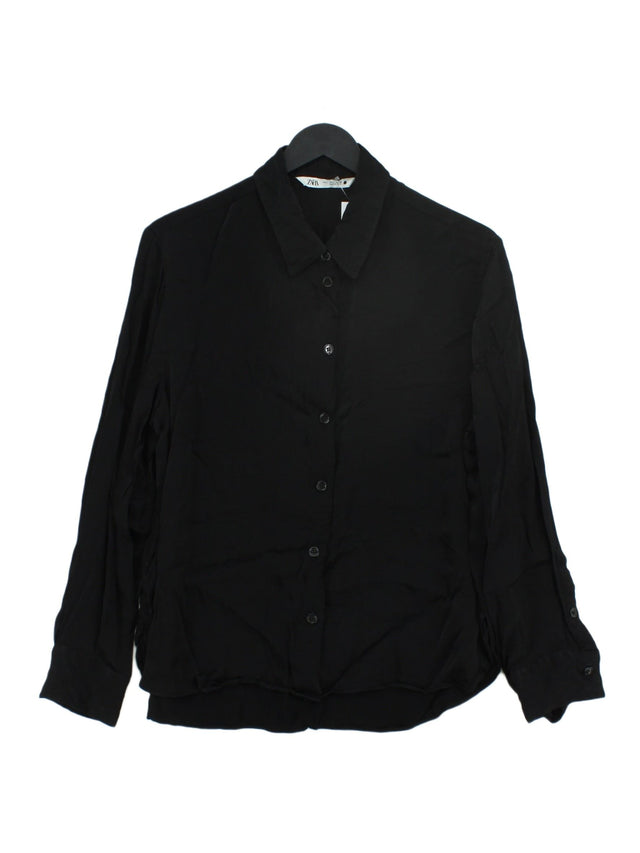 Zara Women's Shirt L Black 100% Other