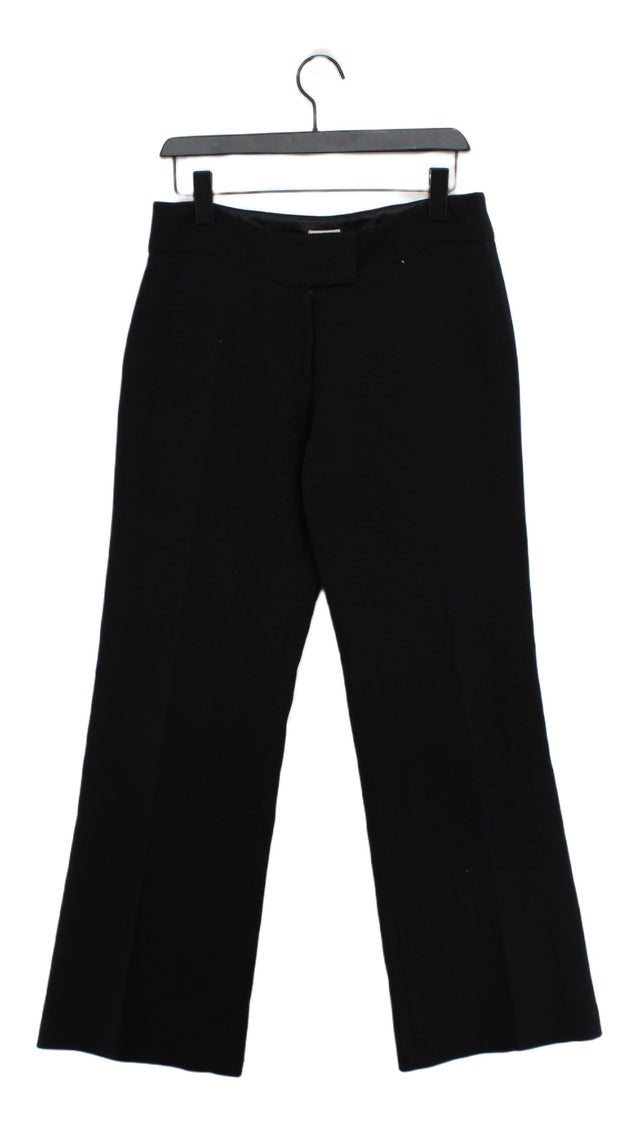 Ghost Women's Suit Trousers M Black Wool with Viscose
