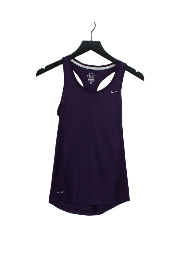 Nike Women's T-Shirt XS Purple 100% Other