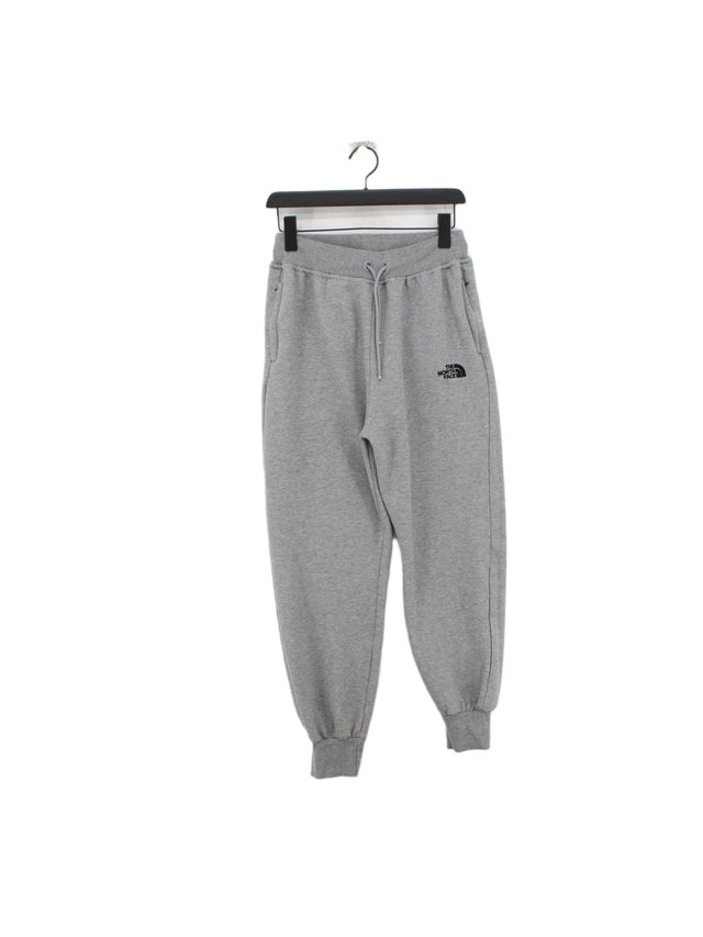 The North Face Men's Sports Bottoms L Grey Polyester with Cotton