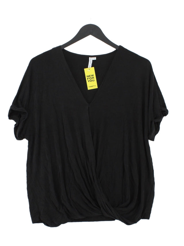 & Other Stories Women's Blouse UK 6 Black Elastane with Other