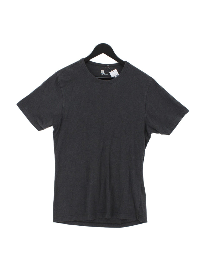 Gap Men's T-Shirt M Grey Cotton with Spandex