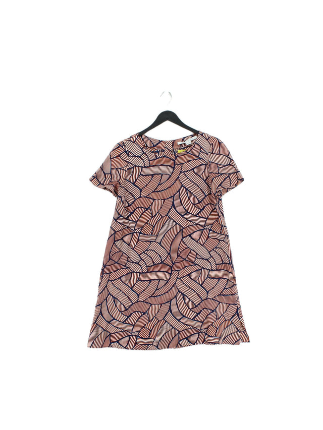 Diane Von Furstenberg Women's Top UK 4 Multi 100% Silk