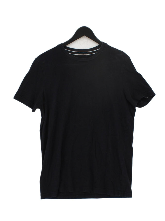 John Lewis Women's T-Shirt M Black 100% Cotton