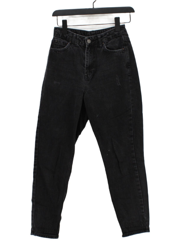 Topshop Women's Jeans W 26 in; L 30 in Black 100% Cotton