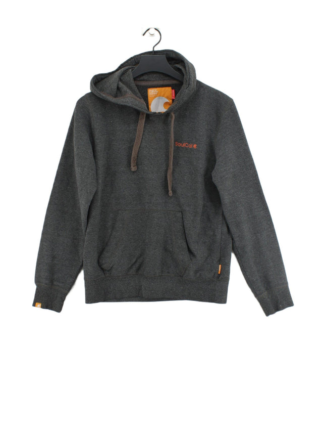 SoulCal&Co Women's Hoodie M Grey Cotton with Polyester