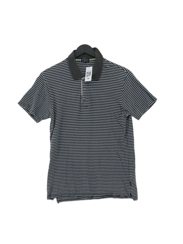 Paul Smith Men's Polo S Black 100% Cotton