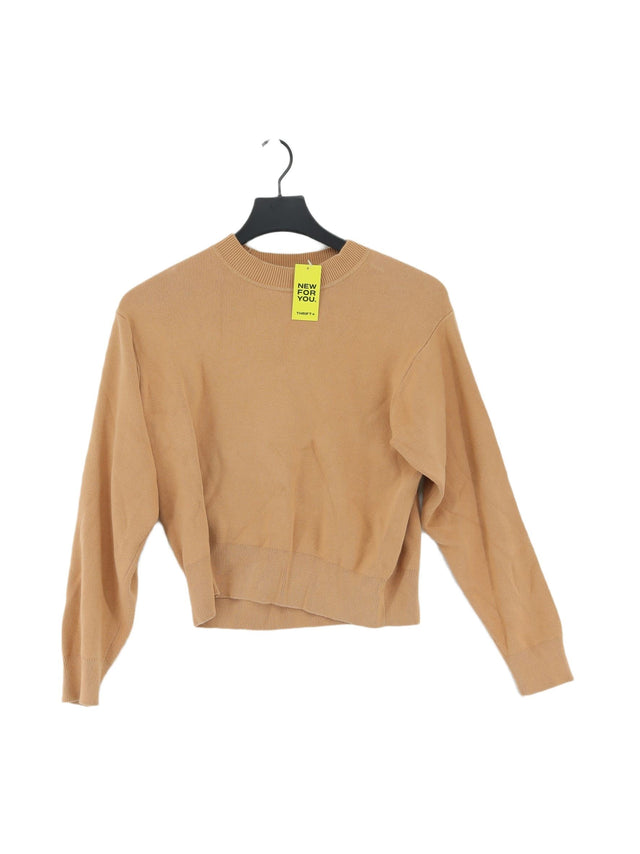 Uniqlo Women's Top XS Tan 100% Cotton