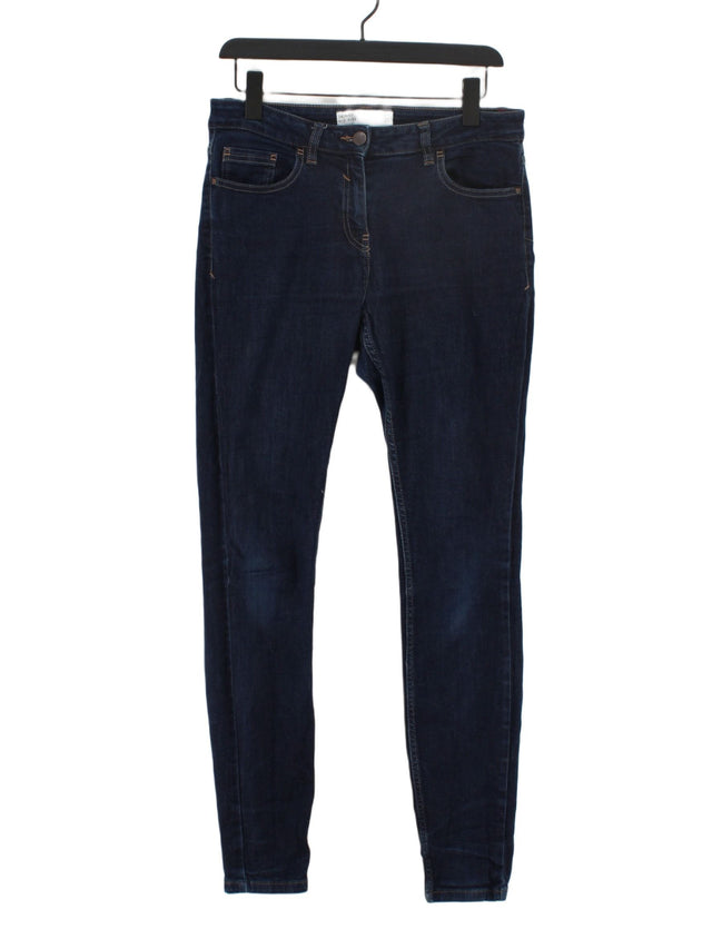 Next Women's Jeans UK 12 Blue Elastane with Cotton