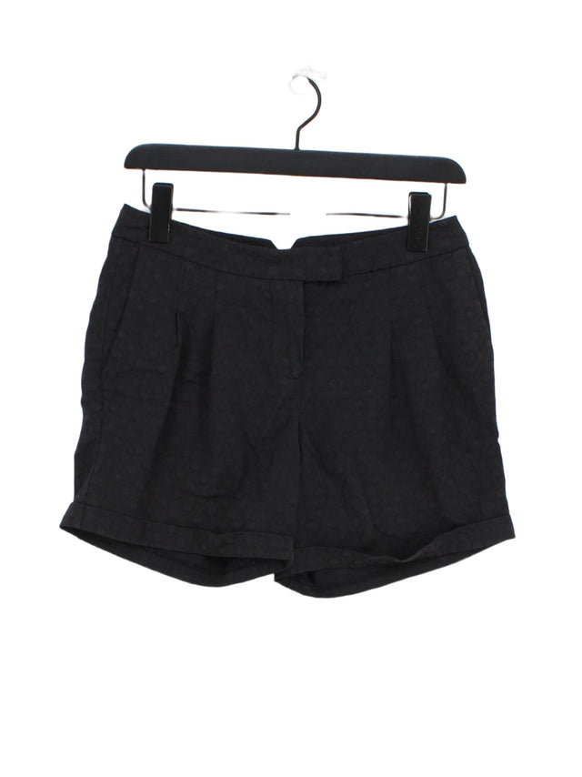 Mademoiselle R Women's Shorts UK 8 Black Cotton with Elastane, Polyester