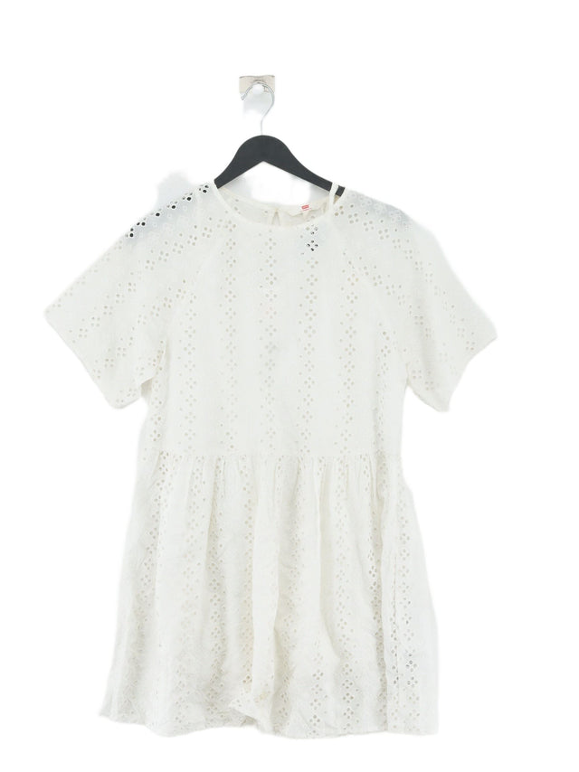 Levi’s Women's Midi Dress XS White 100% Cotton