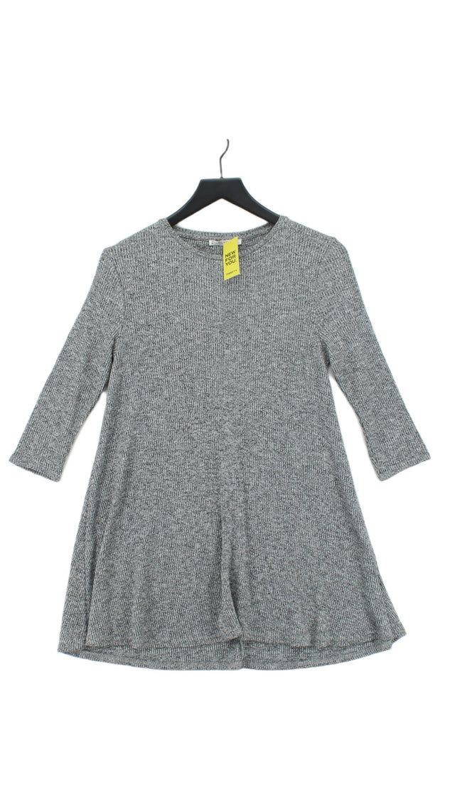 Pull&Bear Women's Midi Dress M Grey 100% Other