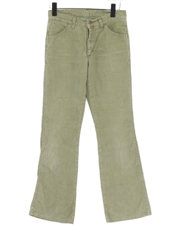 Wrangler Women's Suit Trousers W 28 in Green 100% Cotton