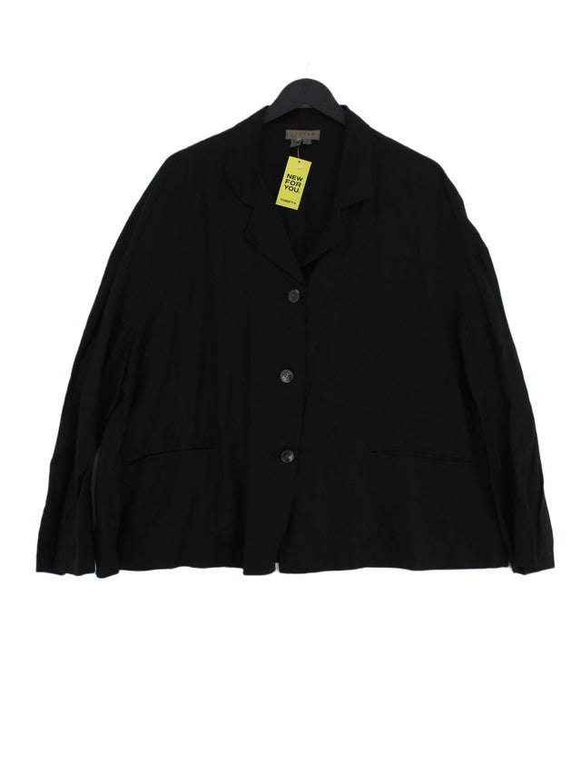 Jigsaw Women's Jacket S Black 100% Linen