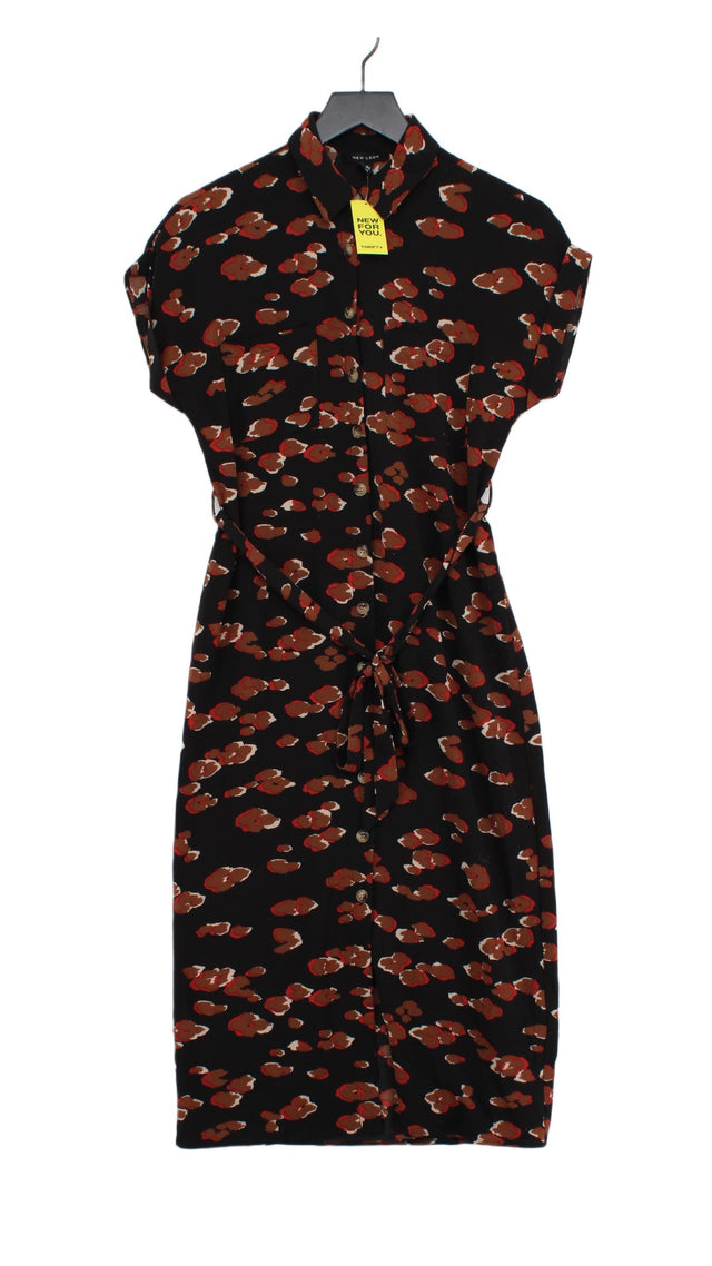New Look Women's Maxi Dress UK 8 Multi Polyester with Elastane