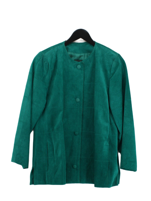 Janet Ibbotson Women's Jacket UK 12 Green 100% Other