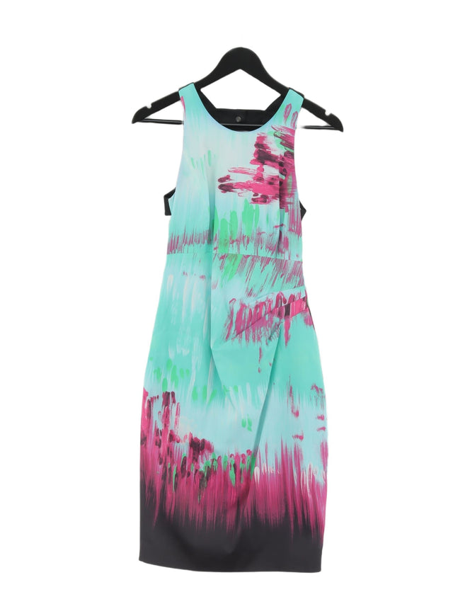 Karen Millen Women's Midi Dress UK 10 Multi Other with Elastane, Polyamide