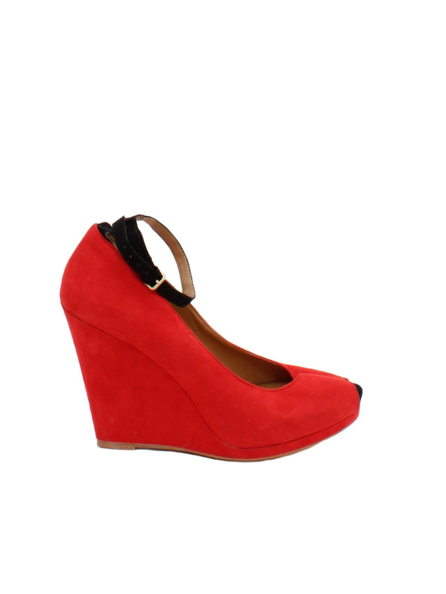 Zara Women's Heels UK 5.5 Red 100% Other