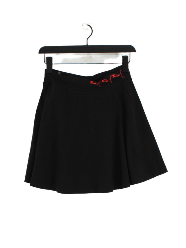 Puma Women's Midi Skirt S Black Cotton with Elastane