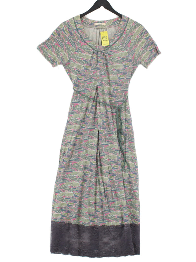 Seasalt Women's Maxi Dress UK 12 Multi Cotton with Viscose
