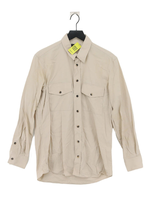 Joseph Men's Shirt Chest: 39 in Tan 100% Cotton
