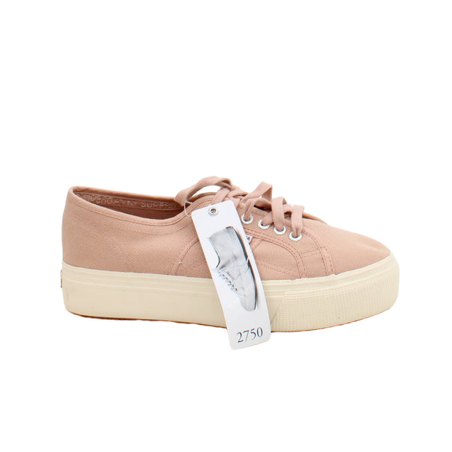 Superga Women's Trainers UK 7.5 Pink 100% Other