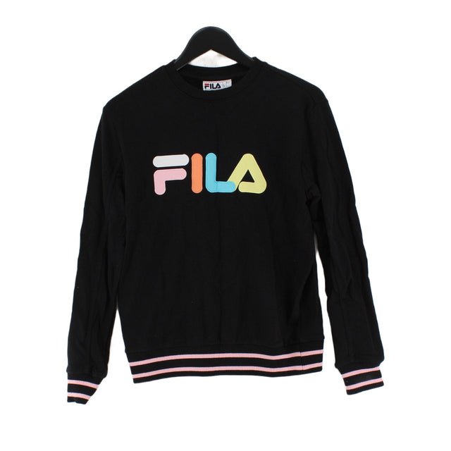 Fila Women's Jumper S Black Cotton with Polyester