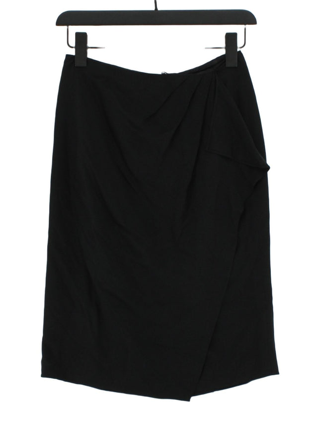 L.K. Bennett Women's Midi Skirt UK 6 Black 100% Polyester