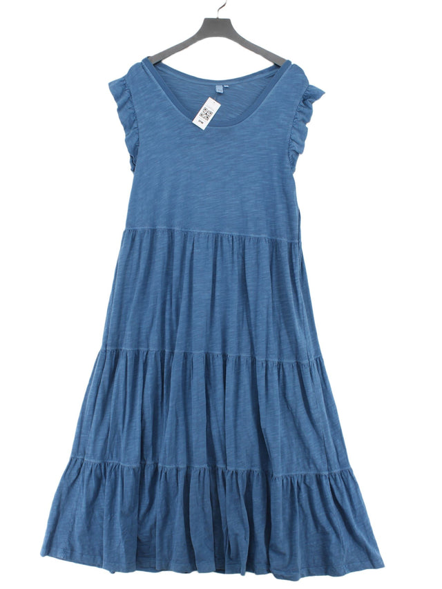 And/or Women's Maxi Dress UK 16 Blue 100% Cotton