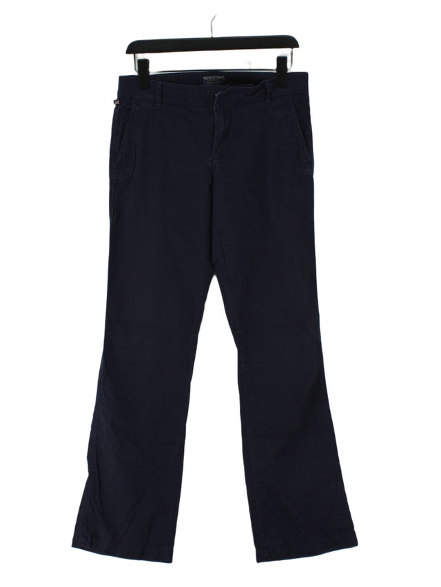 Ralph Lauren Women's Trousers W 28 in Blue Cotton with Elastane