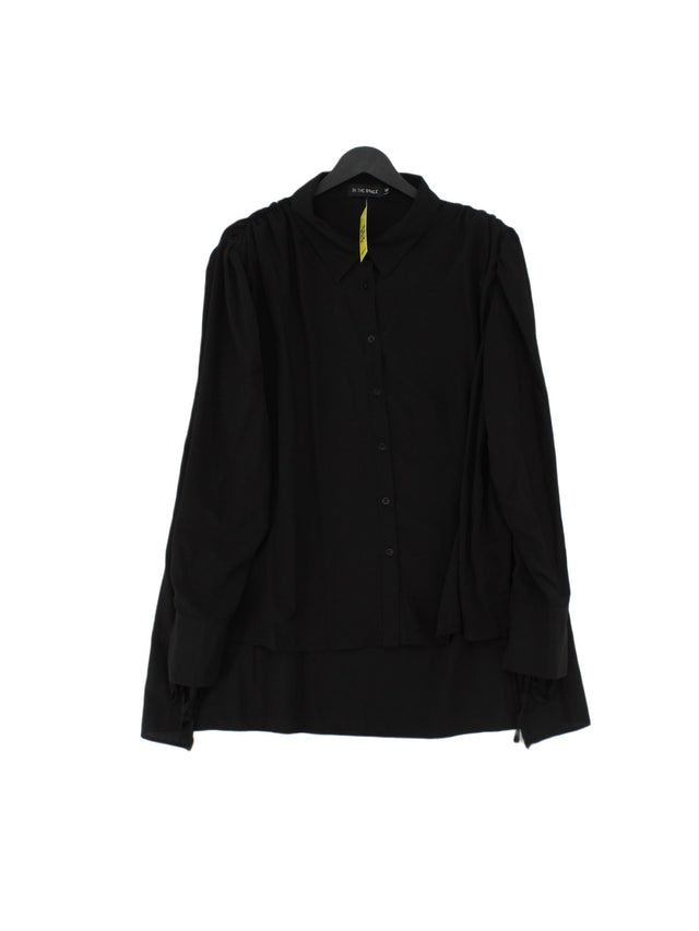 In The Style Women's Blouse UK 16 Black 100% Polyester