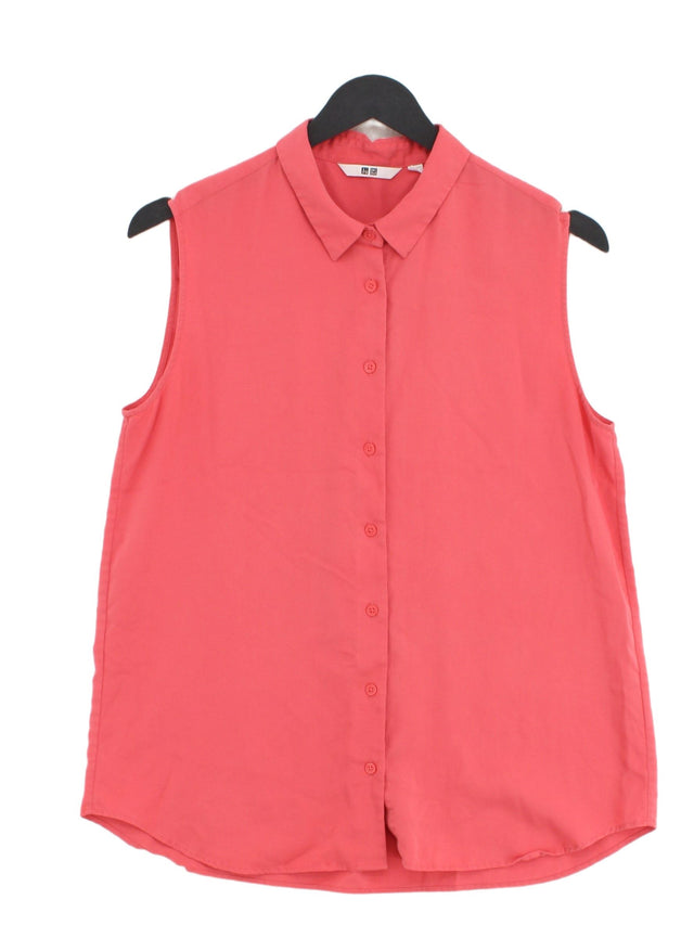 Uniqlo Women's Top M Pink 100% Other