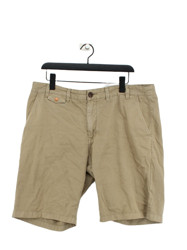 Barbour Men's Shorts W 40 in Tan 100% Cotton