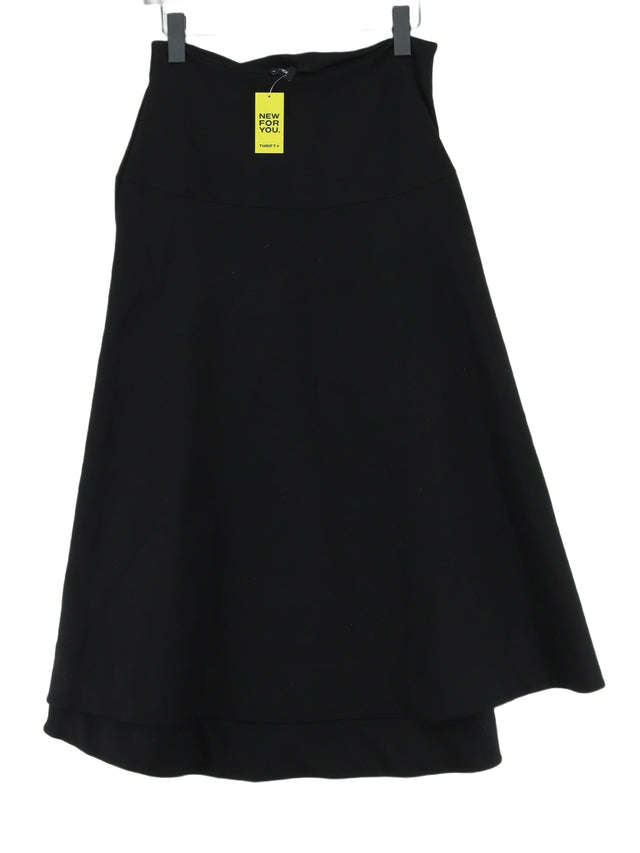 ME+EM Women's Maxi Skirt UK 10 Black Viscose with Elastane, Polyamide