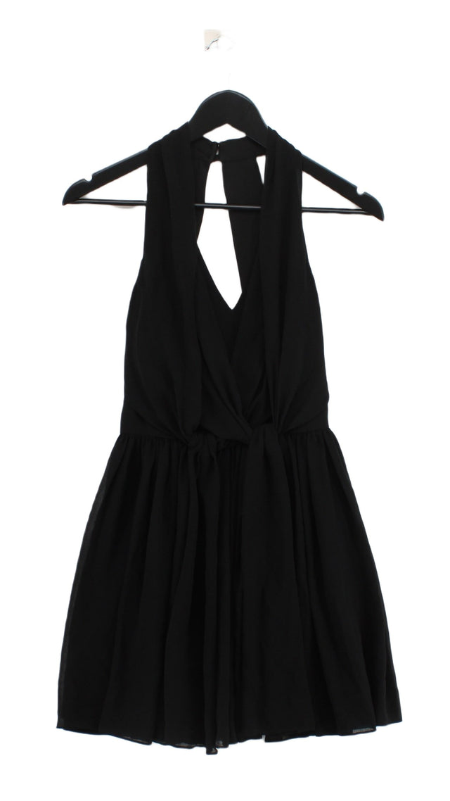 Armani Exchange Women's Midi Dress XXS Black 100% Polyester