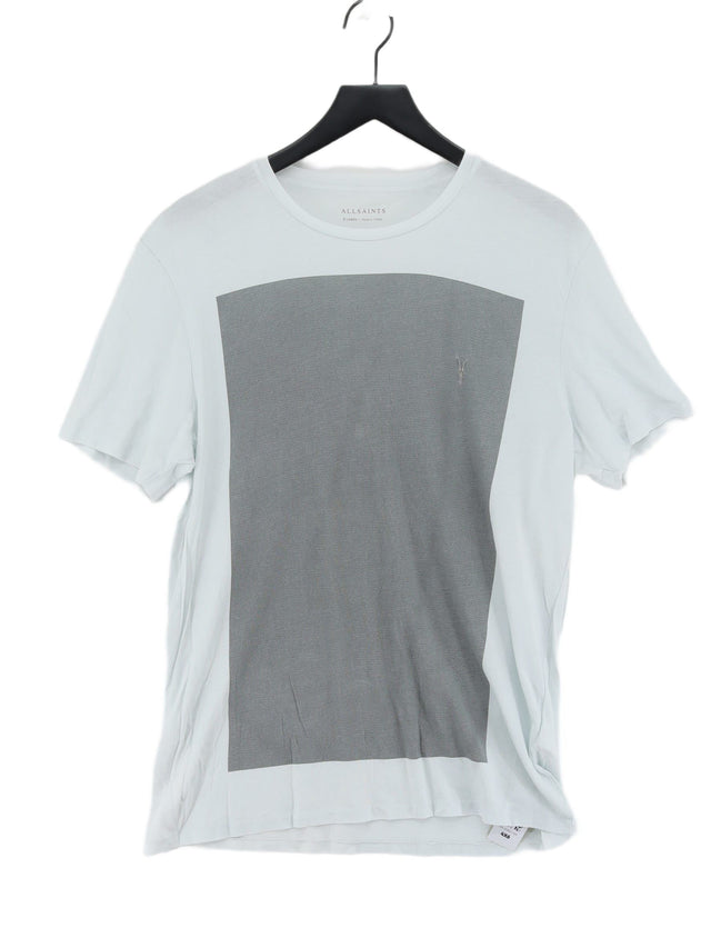 AllSaints Men's T-Shirt XL White 100% Cotton