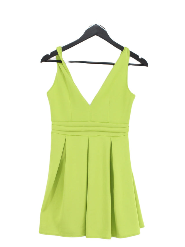 Ad Lib Women's Midi Dress UK 8 Green Elastane with Polyester