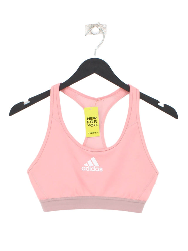Adidas Women's T-Shirt S Pink 100% Other
