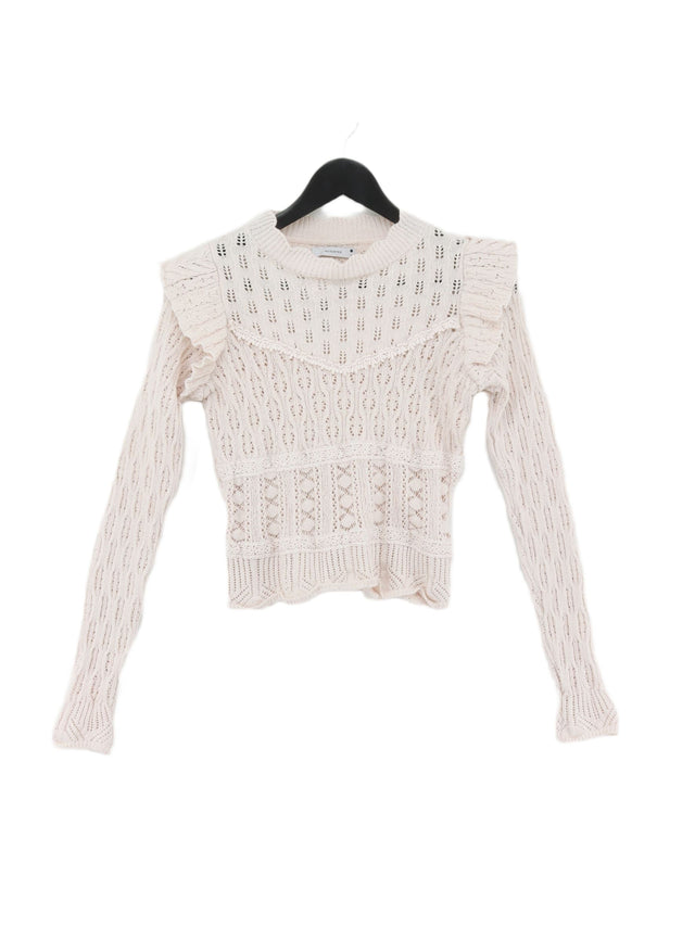 Reserved Women's Top S Cream 100% Other