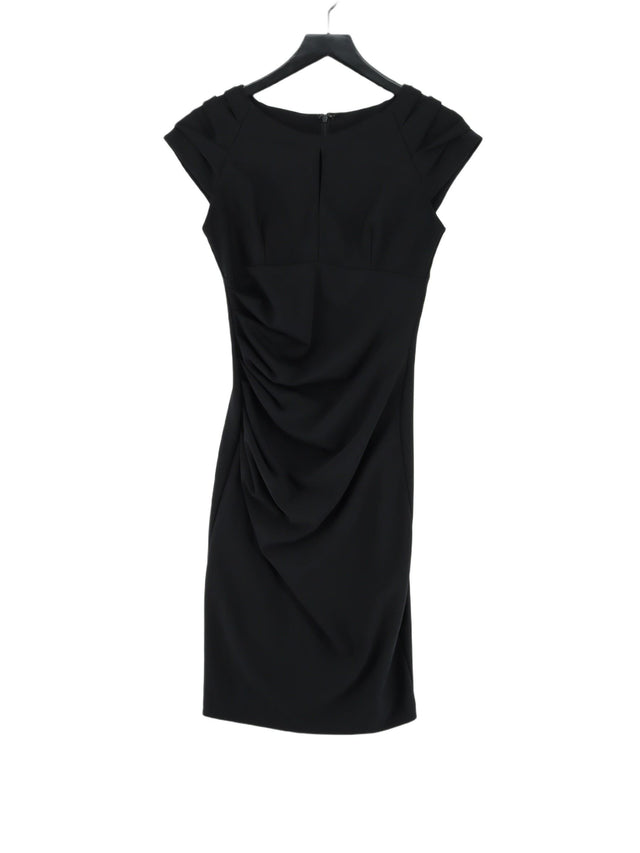 Diva Women's Midi Dress L Black Viscose with Elastane, Nylon